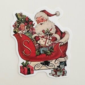 10/$10 Santa & His Sleigh Sticker